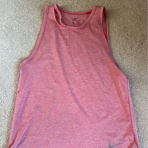 Pink Nike dry fit tank top size s